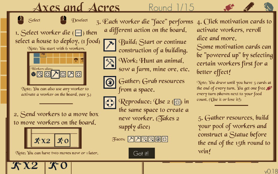 Image Axes and Acres Demo
