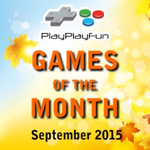 PlayPlayFun's Games of the Month September 2015 is a top 5 of the best games submitted that are browser playable. These are the outstanding games submitted