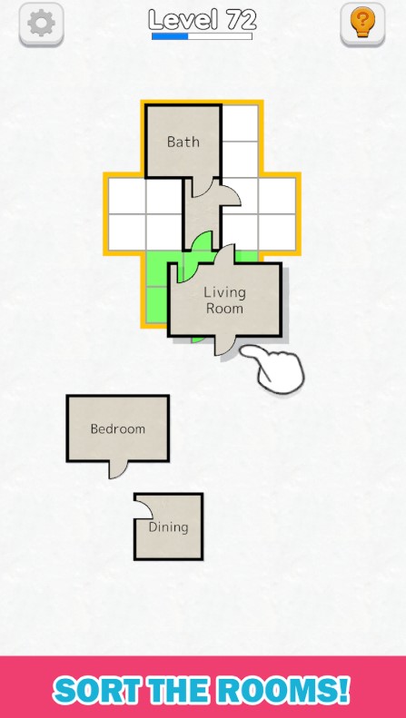 Image Room Sort - Floor Plan Game