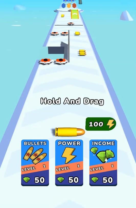 Image Snake of Bullets Collect and Shoot
