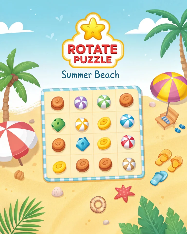 Rotate Puzzle – Summer Beach